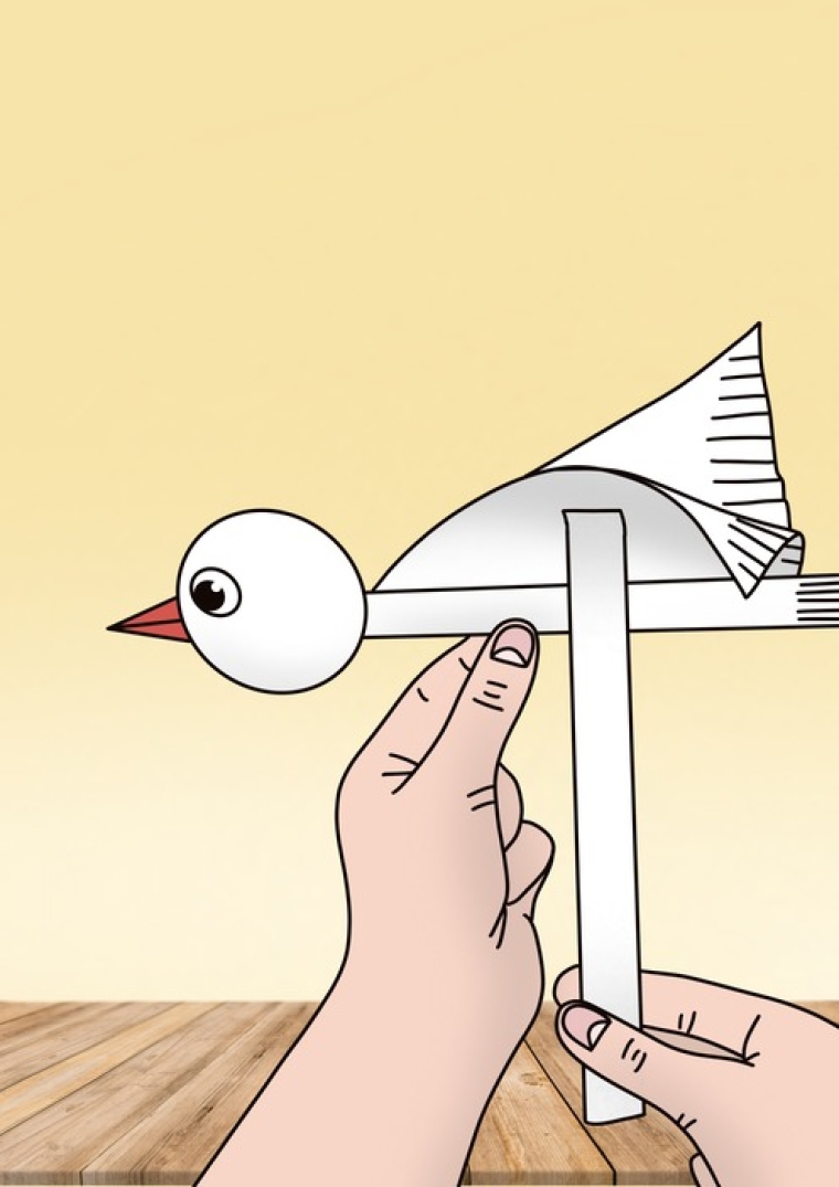 Paper stork