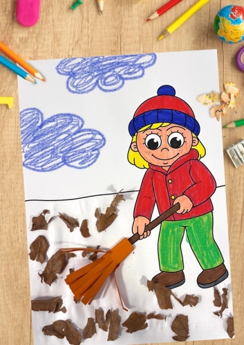 Úklid listí Úklid listí
