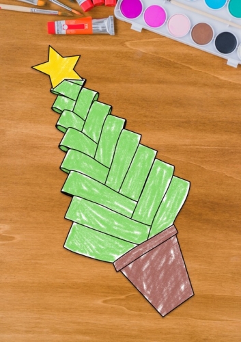 Vánoční strom - skládání