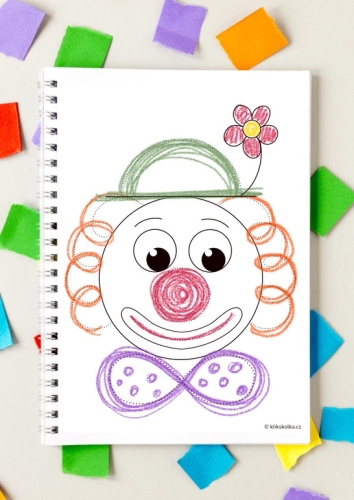 Klaun - grafomotorika